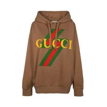 Gucci | GUCCI 棕色女士卫衣/帽衫 717427-XJEXP-2597 满$1享9.5折, 包邮包税, 满折