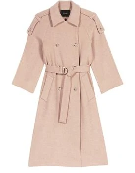 Maje | Long wool-blend coat 