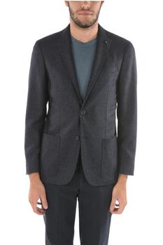 推荐Corneliani Men's  Blue Other Materials Jacket商品