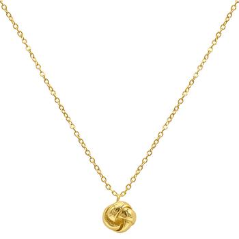 商品Adornia Knot Pendant Necklace gold图片