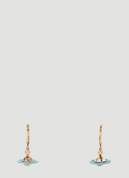 Vivienne Westwood | Petite Original Orb Drop Earrings in Gold商品图片,