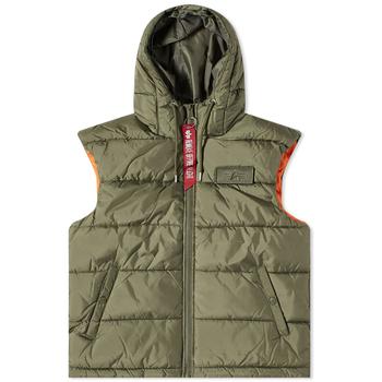 推荐Alpha Industries Hooded Puffer Vest商品