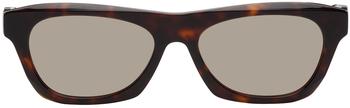 推荐Tortoiseshell Rectangular Sunglasses商品