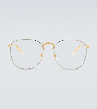 Gucci | 金属方框眼镜商品图片,额外9.5折, 额外九五折