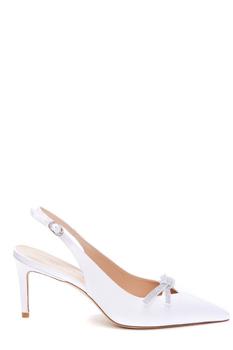 推荐Stuart Weitzman Bow-Detailed Slingback Pumps商品