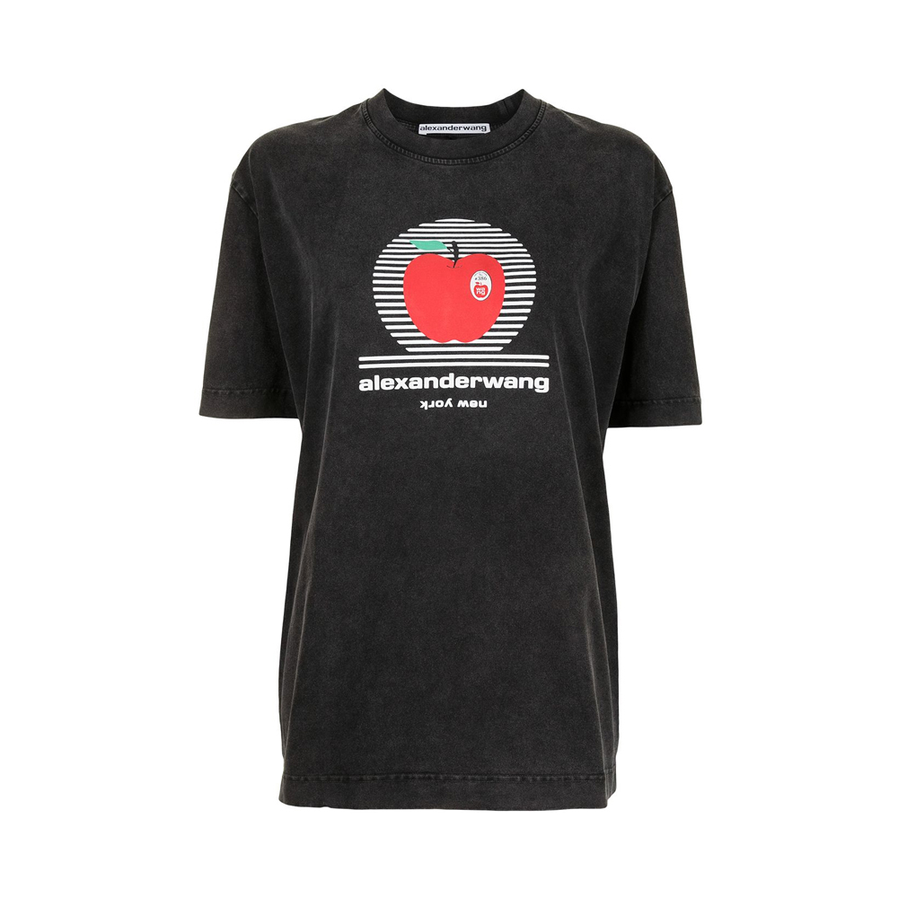 Alexander Wang怎么样, Alexander Wang | ALEXANDER WANG 女黑色女士T恤 UCC2211421-011商品图片 5.7折, 独家减免邮费