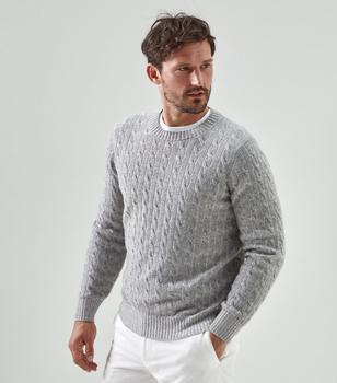 推荐Cashmere Cable Knit Sweater商品
