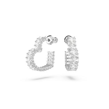 Swarovski | Crystal Heart Small Matrix Hoop Earrings商品图片,