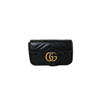 商品Gucci | Gucci GG Marmont Matelasse Super Mini Bag Black,商家NOBLEMARS,价格¥9345图片