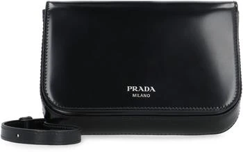 Prada | Prada Logo-Stamp Foldover Top Brushed Bag 8.6折, 独家减免邮费
