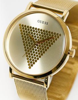 推荐Guess Imprint watch in gold商品