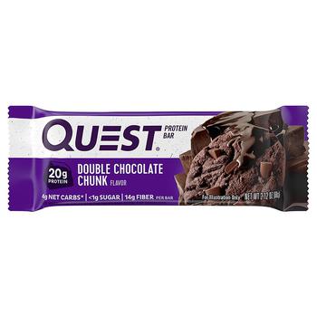 商品Quest Nutrition | Protein Bar Double Chocolate Chunk,商家Walgreens,价格¥24图片