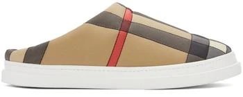 Burberry | Beige Vintage Check Slippers 