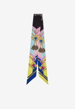 推荐The Fans Print Silk Scarf Tie商品