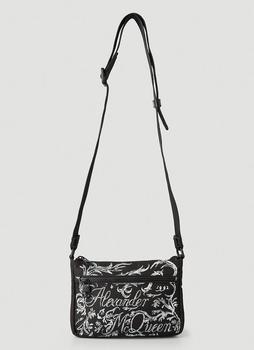 推荐Illustrative Logo Crossbody Bag in Black商品