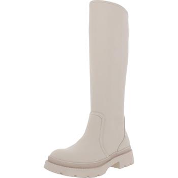 推荐Steve Madden Womens Cloudy Faux Leather Pull On Knee-High Boots商品