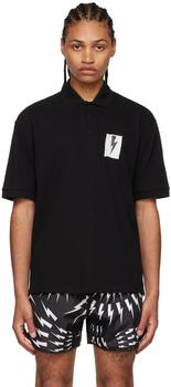 product Black Cotton Polo image