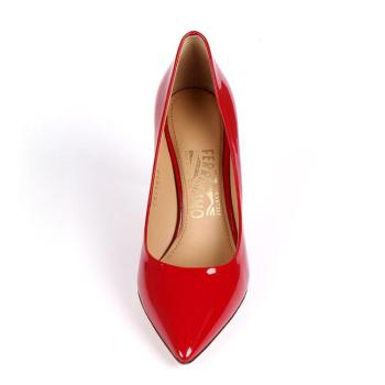 牛皮菲拉格慕皮带, Salvatore Ferragamo | SALVATORE FERRAGAMO 女士红色抛光牛皮尖头高跟鞋 0591579商品图片 满$100享9.5折, 满折