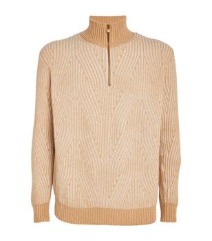 推荐Cashmere Half-Zip Sweater商品