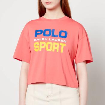 推荐Polo Ralph Lauren Women's Polo Sport Cropped T-Shirt - Amalfi Red商品