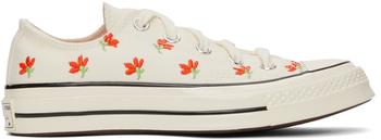 Converse | Off-White Floral Chuck 70 Low Sneakers商品图片,额外8.5折, 独家减免邮费, 额外八五折