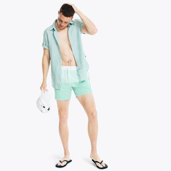 了解诺帝卡, Nautica | Nautica Mens 6" Logo Colorblock Quick-Dry Swim商品图片 2.8折