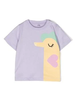 Stella McCartney | Lilac Cotton Tshirt,商家Italist,价格¥695