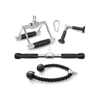 Hivvago | 4-Piece Cable Machine Attachment Set for Home Gym,商家Premium Outlets,价格¥429