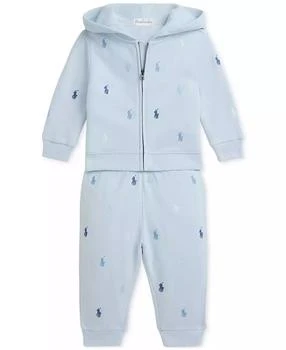 Ralph Lauren | Baby Embroidered Hoodie & Pant Set,商家Macy's,价格¥403