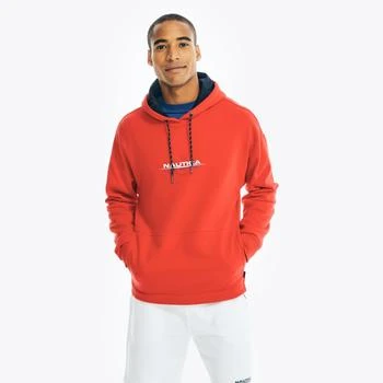 Nautica | Nautica Mens Competition Sustainably Crafted Logo Pullover Hoodie 4折