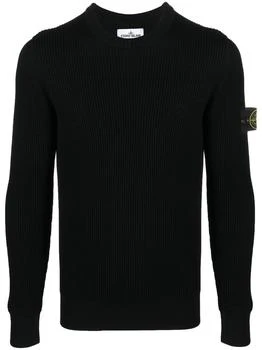 Stone Island | STONE ISLAND - Wool Pullover With Logo 