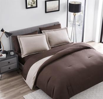 商品The Nesting Company | Chestnut Reversible 7 Piece bed in a bag Comforter Set,商家Premium Outlets,价格¥260图片