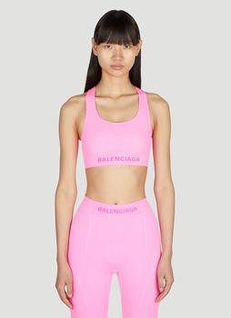 Balenciaga | Athletic Logo Print Top in Pink商品图片,