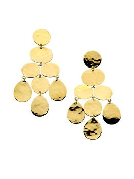 商品Classico 18K Yellow Gold Small Chandelier Earrings图片