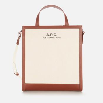 apc真假, A.P.C. | A.P.C. Women's Camille Tote Bag - Beige商品图片 7折
