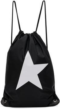 推荐Black Star Drawstring Backpack商品