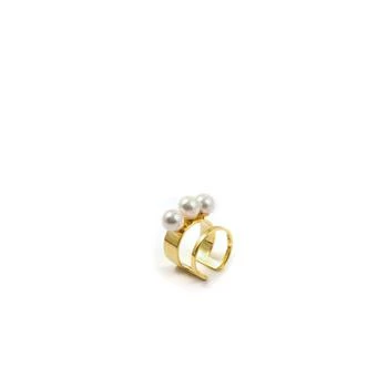 Joomi Lim | Double Band Ring w/ 3 Pearls,商家Verishop,价格¥1057