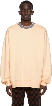 Acne Studios | Beige Logo Collar Sweatshirt商品图片,独家减免邮费