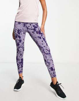Under Armour | Under Armour Training Meridian ankle length leggings in purple print商品图片,