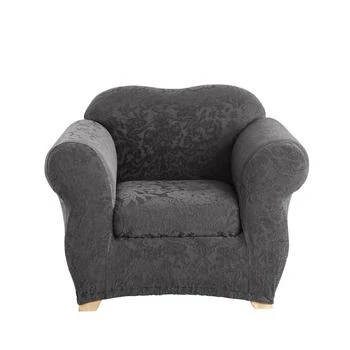 Sure Fit | Stretch Jacquard Damask 2-Pc Chair Wing Slipcover Set, 43" x 40",商家Macy's,价格¥723
