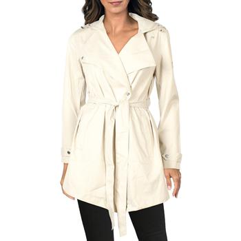 推荐Bernardo Womens Hooded Asymmetric Raincoat商品