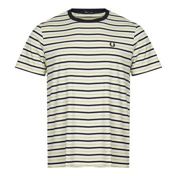 Fred Perry | Fred Perry Striped T-Shirt - Wax Yellow商品图片,6.9折