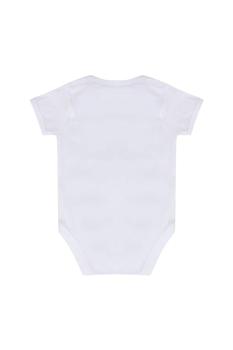 essentials短袖, Larkwood | Larkwood Baby Boys/Girls Essential Short Sleeve Bodysuit (White)商品图片 9.7折