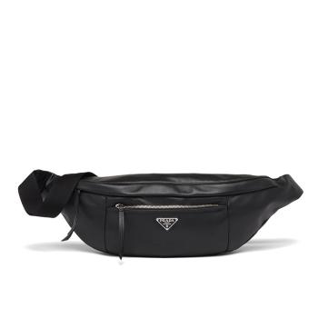 Prada | 【预售3-7天】PRADA/普拉达 21年秋冬 男士黑色皮革腰包2VH140_2DXV_F0002_V_OOO商品图片,8折, 包邮包税