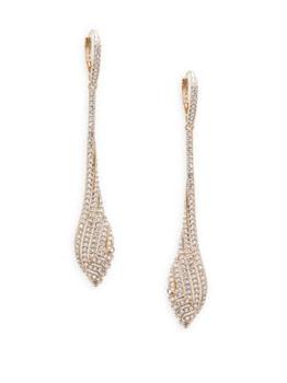 商品Zen Goldtone & Swarovski Crystal Drop Earrings图片