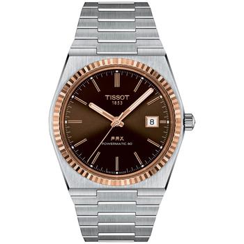 tissot prx, Tissot | Men's PRX Powermatic 80 Automatic 18K Gold Stainless Steel Bracelet Watch 40mm商品图片 