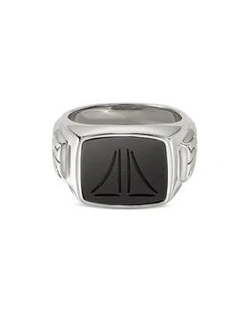 John Hardy | Sterling Silver Onyx Signet Ring,商家Bloomingdale's,价格¥5783