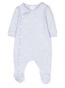 商品Givenchy | Givenchy Light Blue Pajamas With Logo And 4g Pattern,商家Italist,价格¥1803图片