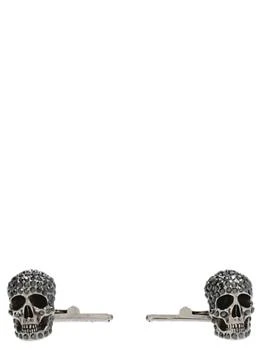 Alexander McQueen | Crystal Skull Cufflinks,商家Italist,价格¥2542