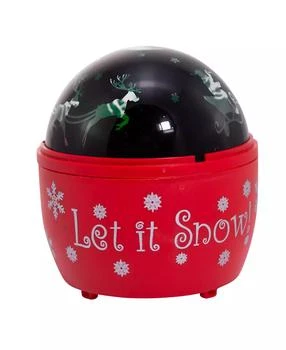 Kurt Adler | 5" Battery-Operated USB Night Light Projector with Base,商家Macy's,价格¥725